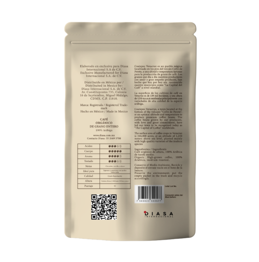 CAFÉ EN GRANO - DIASA MEZCLA VERACRUZANA - Imagen 2